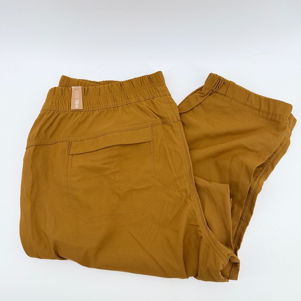 Prana Halle E-Waist Jogger Plus II Antique Bronze Brown 18W 1971692 Womens NEW
